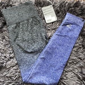 Gymshark Indigo/black Ombré Seamless Legging